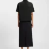 Regular-fit blouse in virgin wool