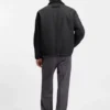 Regular-fit coach jacket in a wool blend Regular-fit coach jacket in a wool blend