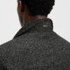 Regular-fit coat with inner bib
