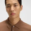 Regular Fit cotton-silk polo shirt with mercerised finish Regular Fit cotton-silk polo shirt with mercerised finish