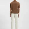 Regular Fit cotton-silk polo shirt with mercerised finish Regular Fit cotton-silk polo shirt with mercerised finish