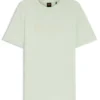 Regular-fit cotton T-shirt with modern logo