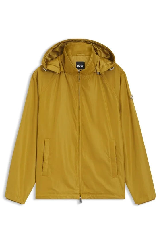 Regular-fit hooded jacket with water-repellent finish Regular-fit hooded jacket with water-repellent finish