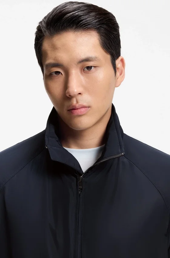 Regular-fit hooded jacket with water-repellent finish Regular-fit hooded jacket with water-repellent finish