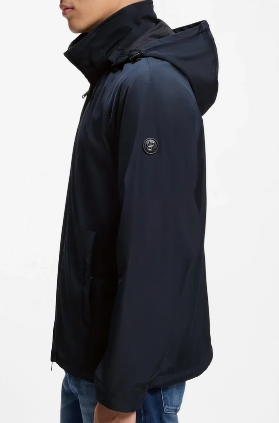 Regular-fit hooded jacket with water-repellent finish Regular-fit hooded jacket with water-repellent finish