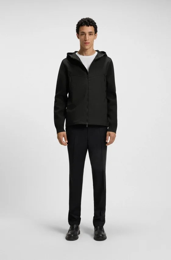 Regular-fit hooded jacket with weather protection Regular-fit hooded jacket with weather protection