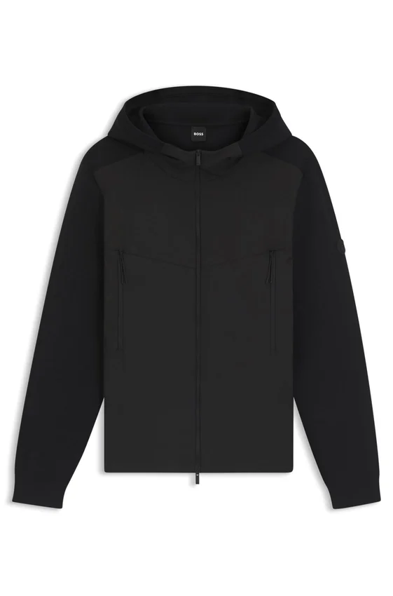 Regular-fit hooded jacket with weather protection Regular-fit hooded jacket with weather protection