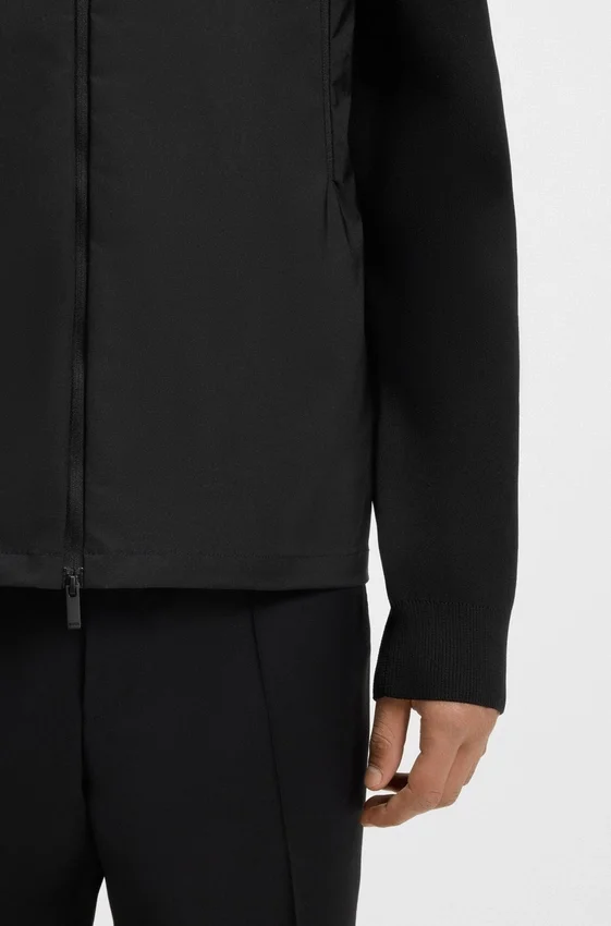 Regular-fit hooded jacket with weather protection Regular-fit hooded jacket with weather protection
