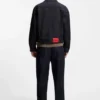 Regular-fit jacket in dark-blue denim