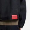Regular-fit jacket in dark-blue denim