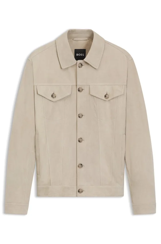 Regular-fit jacket in nappalan suede Regular-fit jacket in nappalan suede