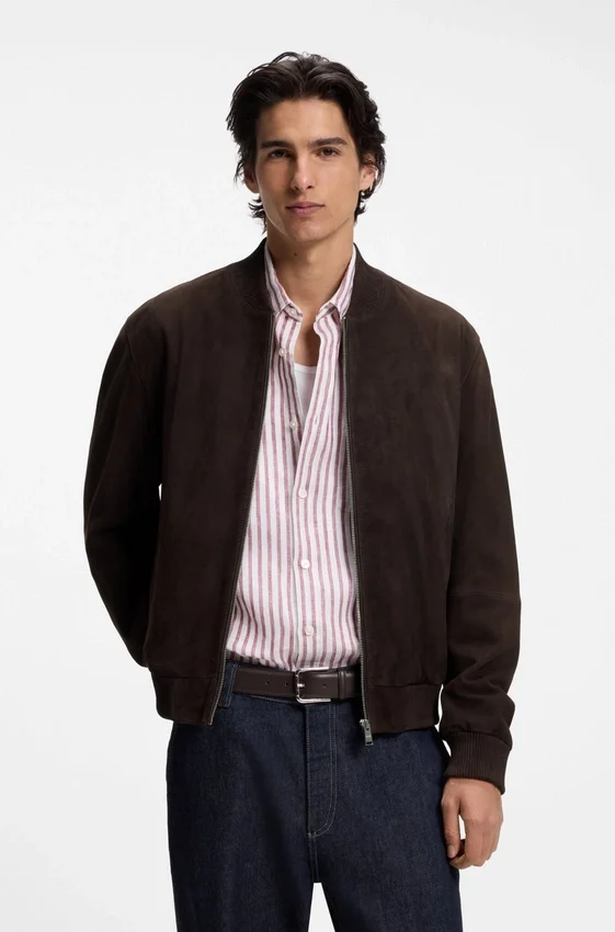Regular-fit jacket in suede Regular-fit jacket in suede