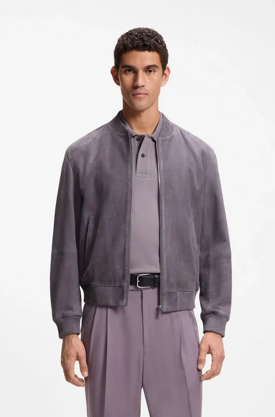 Regular-fit jacket in suede Regular-fit jacket in suede