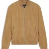 Regular-fit jacket in suede