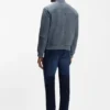 Regular-fit jacket in suede