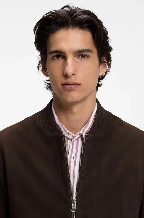 Regular-fit jacket in suede Regular-fit jacket in suede