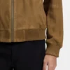 Regular-fit jacket in suede