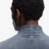 Regular-fit jacket in suede