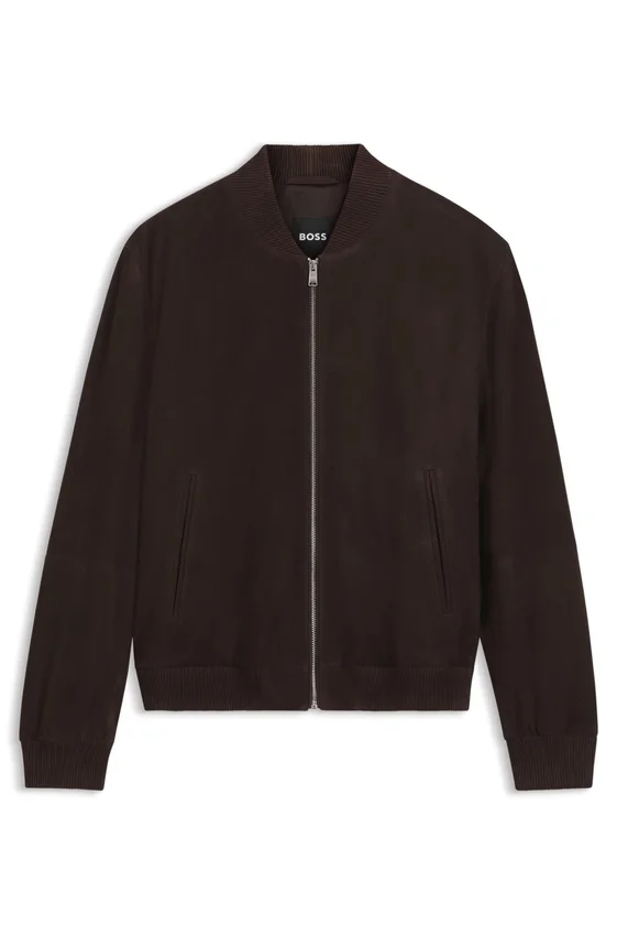 Regular-fit jacket in suede Regular-fit jacket in suede