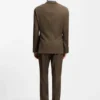 Regular-fit jacket in virgin and textured wool