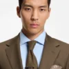 Regular-fit jacket in virgin and textured wool