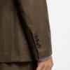 Regular-fit jacket in virgin and textured wool