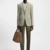 Regular-fit jacket with micro pattern