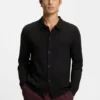 Regular-fit jacket with ribbed trims Regular-fit jacket with ribbed trims