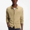Regular-fit jacket with ribbed trims Regular-fit jacket with ribbed trims