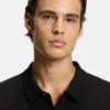 Regular-fit jacket with ribbed trims Regular-fit jacket with ribbed trims