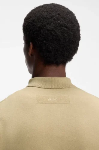 Regular-fit jacket with ribbed trims