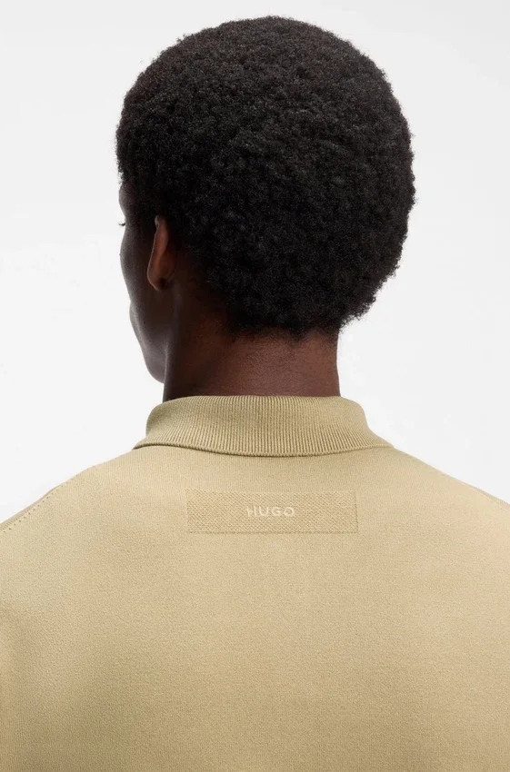 Regular-fit jacket with ribbed trims Regular-fit jacket with ribbed trims