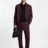 Regular-fit jacket with ribbed trims Regular-fit jacket with ribbed trims
