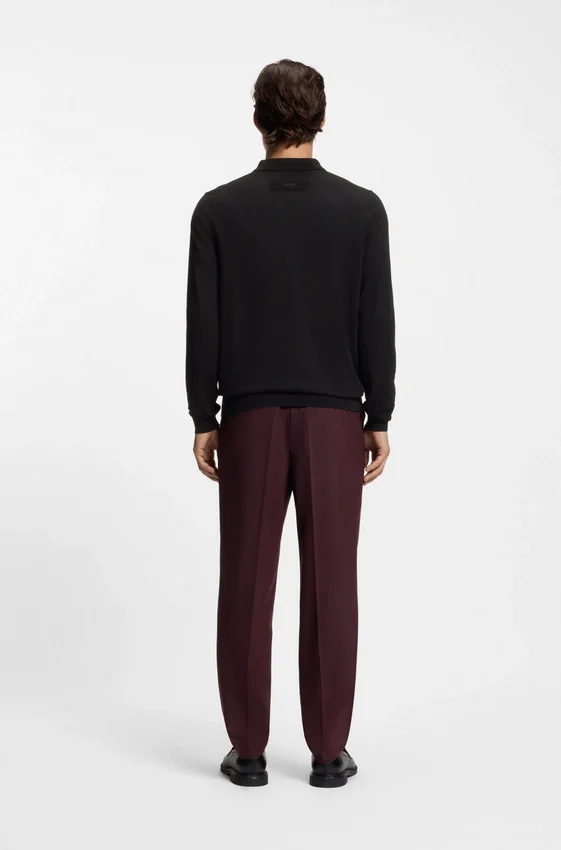 Regular-fit jacket with ribbed trims Regular-fit jacket with ribbed trims
