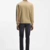 Regular-fit jacket with ribbed trims Regular-fit jacket with ribbed trims