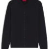 Regular-fit jacket with ribbed trims Regular-fit jacket with ribbed trims