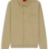 Regular-fit jacket with ribbed trims Regular-fit jacket with ribbed trims