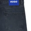 Regular-fit jeans in dark-blue denim