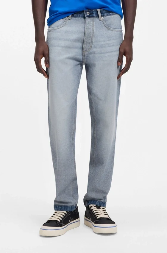 Regular-fit jeans in inside-out denim Regular-fit jeans in inside-out denim