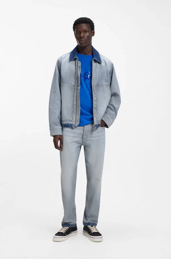 Regular-fit jeans in inside-out denim Regular-fit jeans in inside-out denim