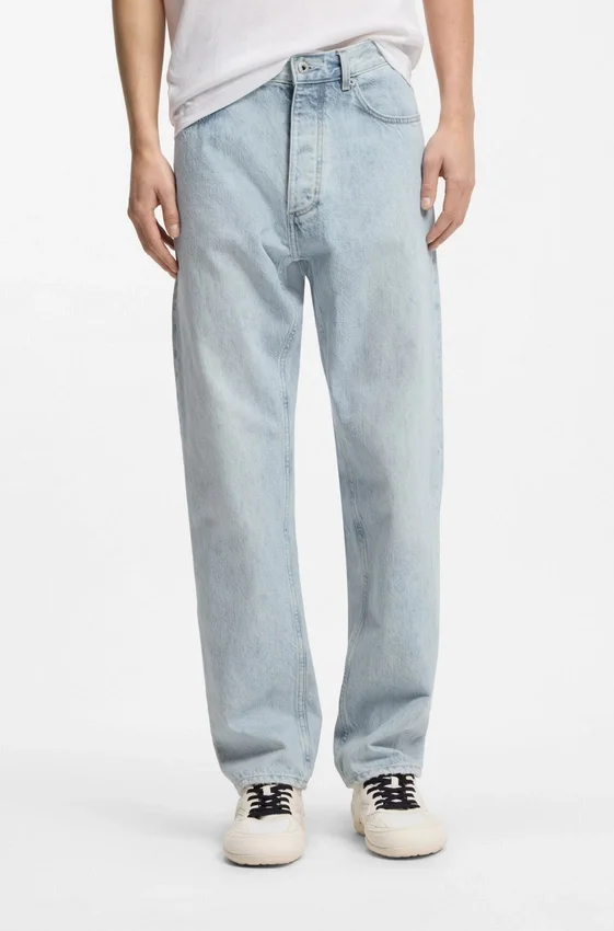Regular-fit jeans in light-blue denim Regular-fit jeans in light-blue denim