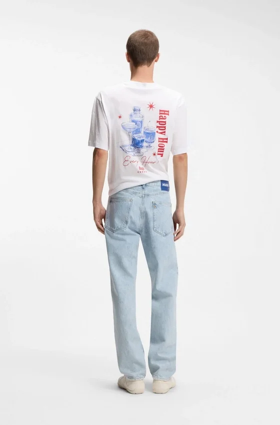 Regular-fit jeans in light-blue denim Regular-fit jeans in light-blue denim