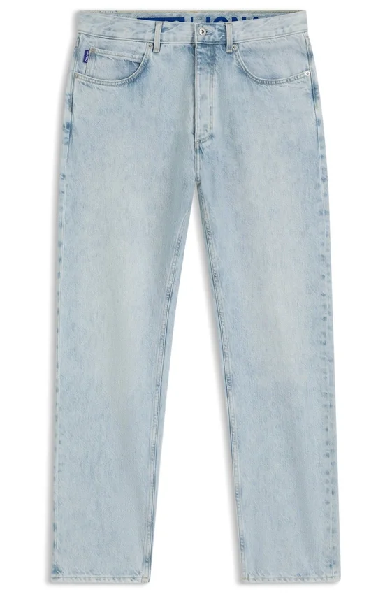 Regular-fit jeans in light-blue denim Regular-fit jeans in light-blue denim