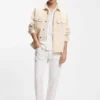 Regular-fit jeans in white denim Regular-fit jeans in white denim