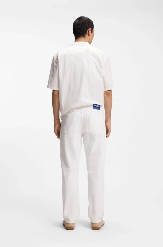 Regular-fit jeans in white denim Regular-fit jeans in white denim
