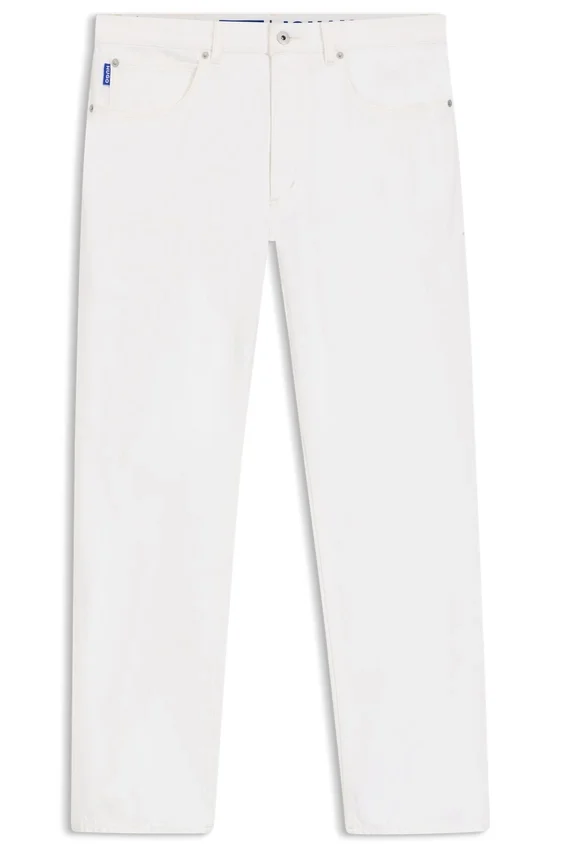 Regular-fit jeans in white denim Regular-fit jeans in white denim