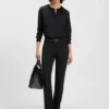 Regular-fit pants in Italian-made virgin wool