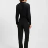 Regular-fit pants in Italian-made virgin wool