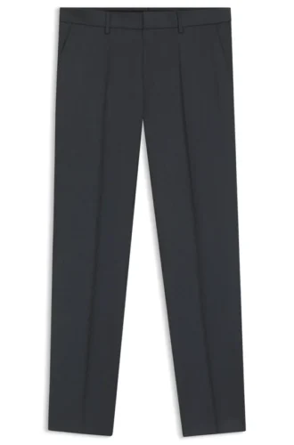 Regular-fit pants in virgin-wool serge