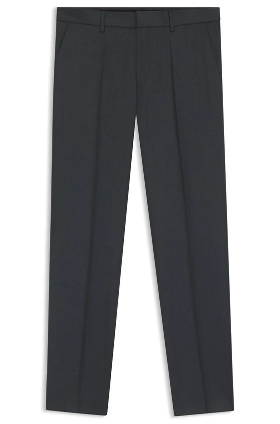 Regular-fit pants in virgin-wool serge Regular-fit pants in virgin-wool serge